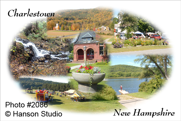 Charlestown, NH - Collage #8 (Planter)